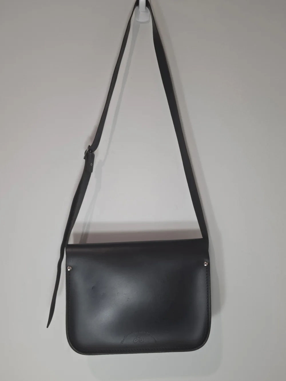 The Cambridge Satchel Company 11'' Black Leather Satchel Crossbody